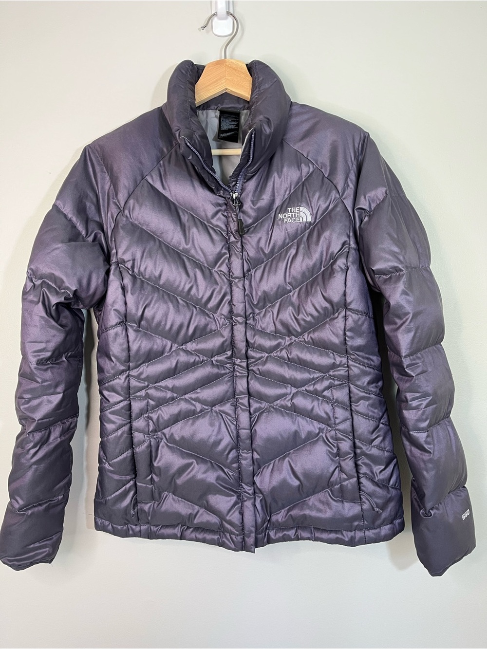 The North Face 550 Goose Down Purple Puffer Jacket Winter Coat Women’s Medium